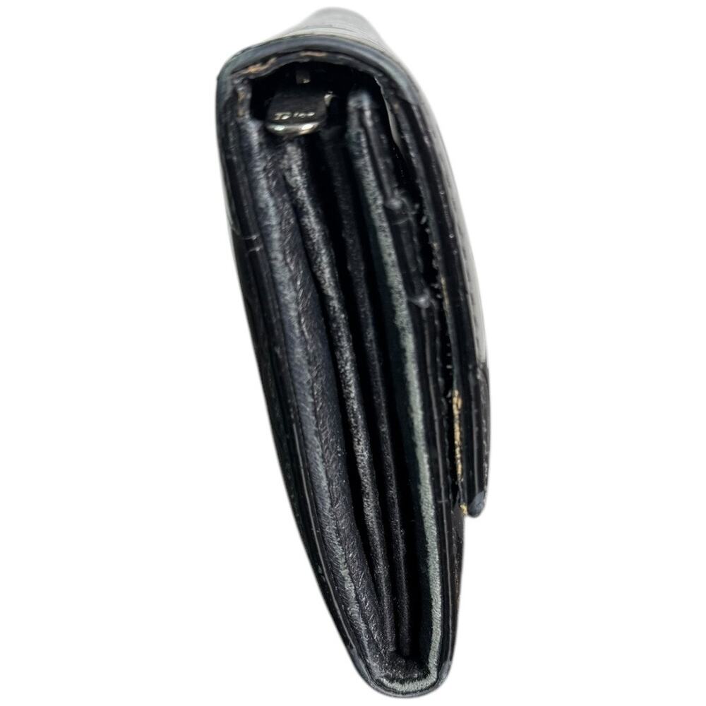 Dior Patent Leather‎ Continental Signature Long Wallet - Picture 3 of 12